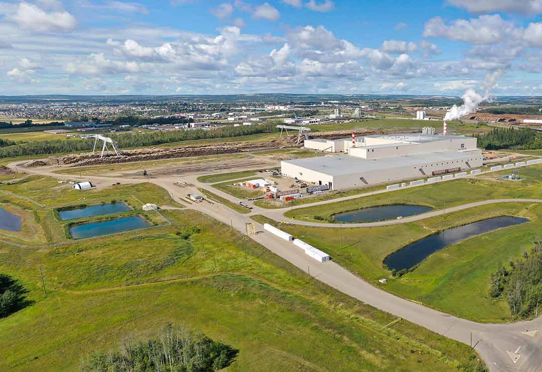Industrial aerial photography - restricted airspace - Fort St. John