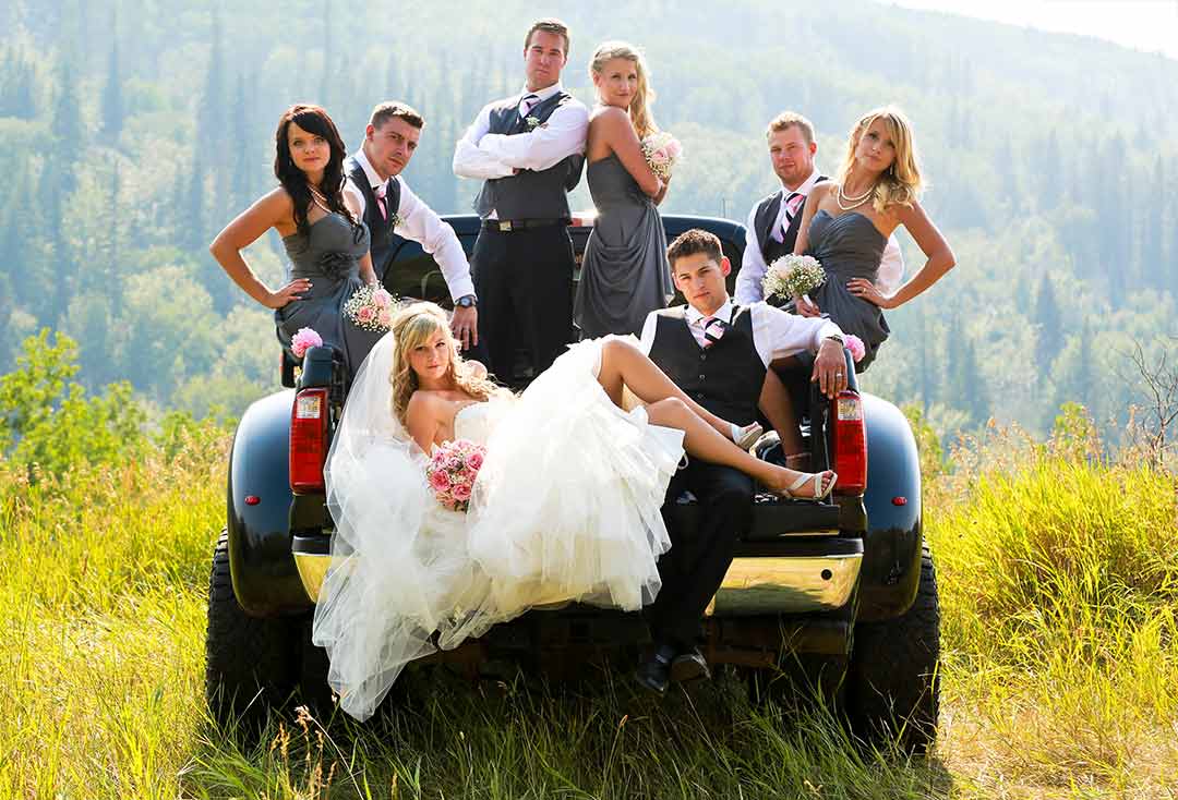 Fort St. John wedding party