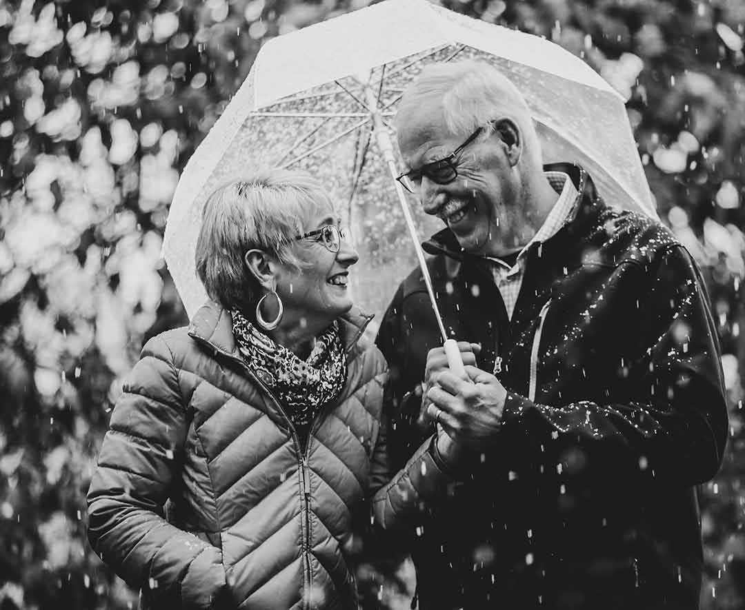 Dawson Creek couples session in the snow