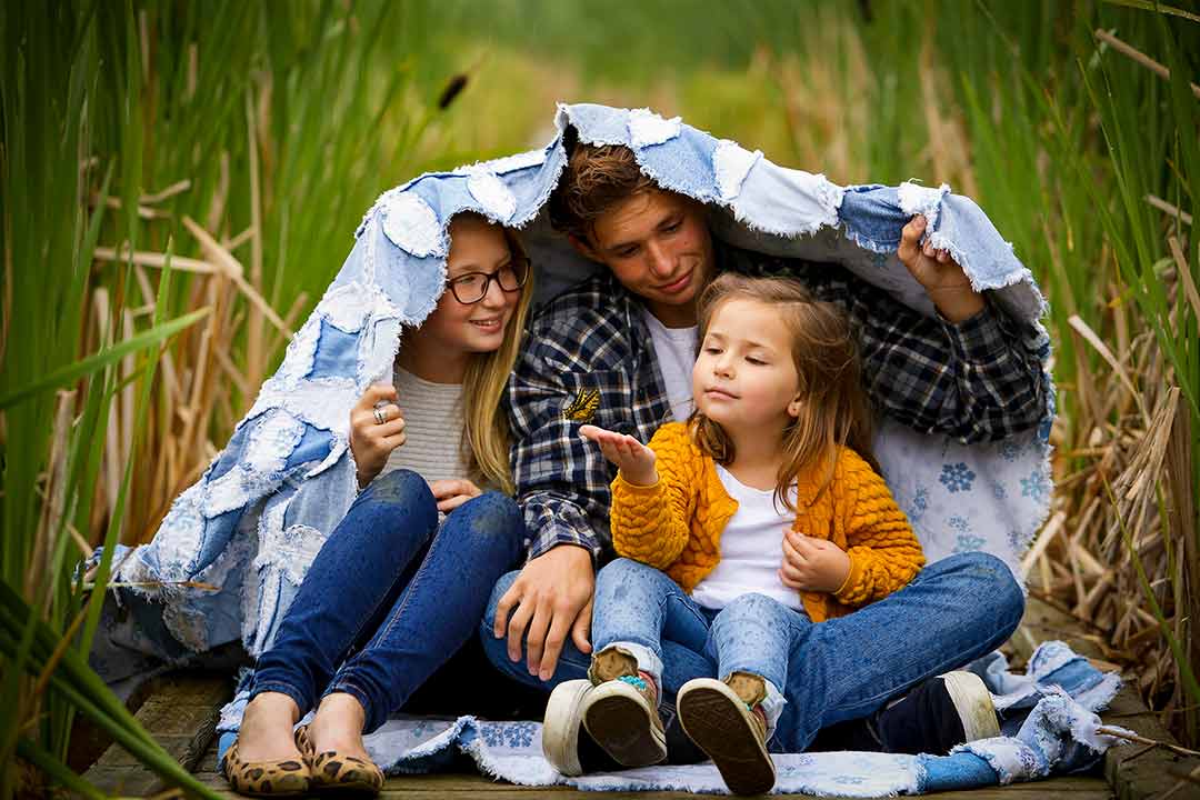 Family photo session - butterfly!
