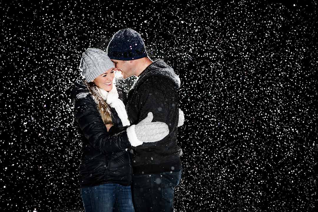 Winter wonderland - Couples session - Dawson Creek