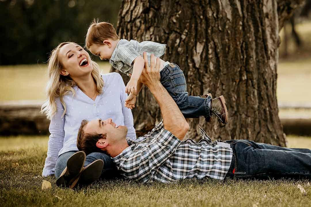 Family session in Grande Praire AB